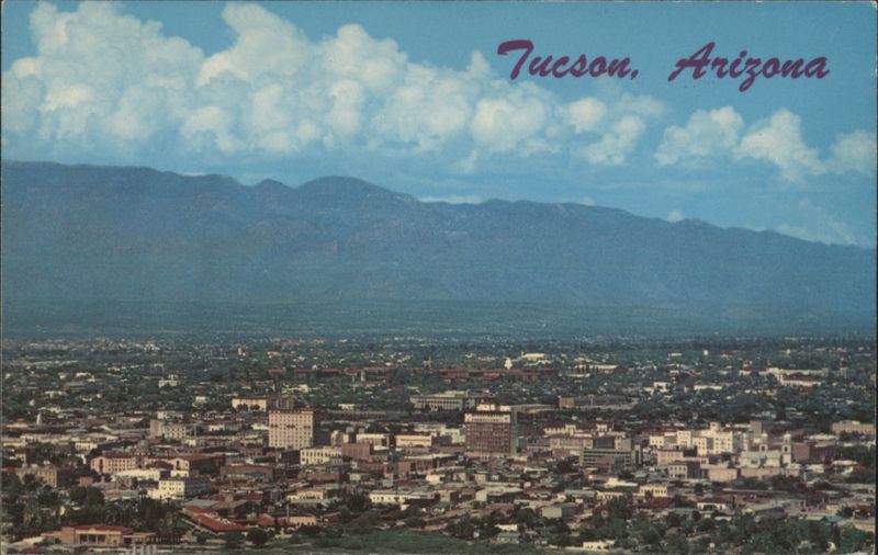 Tucson, Arizona from 'A' Mountain