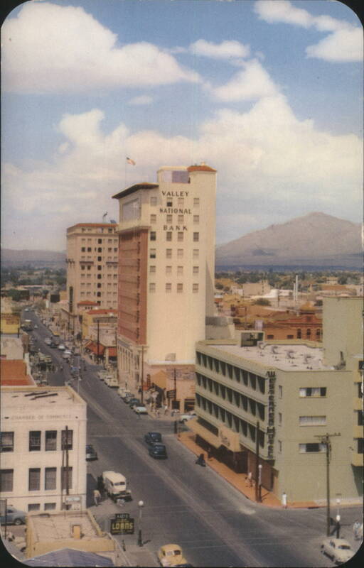Stone Avenue and Valley National Bank, Tucson Arizona