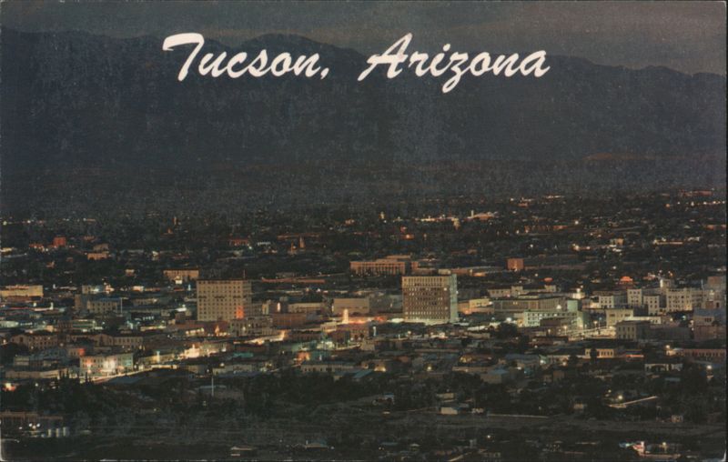 Tucson, Arizona at Night Tommy Carroll