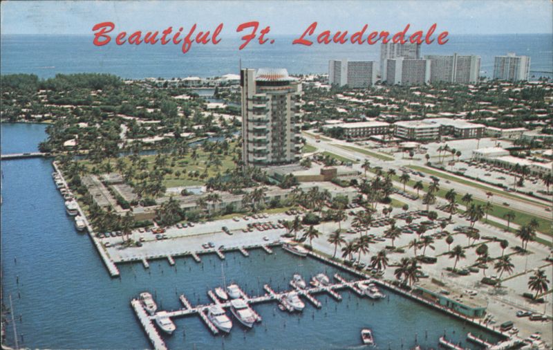 Ft. Lauderdale, FL - Pier 66 Hotel & Marina Aerial View Fort Lauderdale Florida