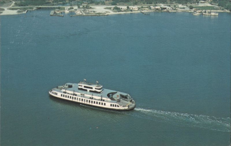 Ferry Boat on St. Johns River, Florida Mayport Bruce Miley