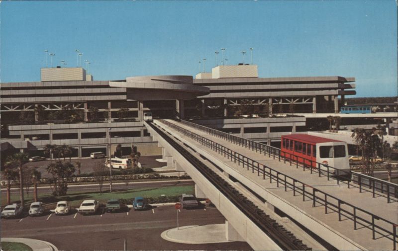 Tampa International Jetport Terminal & Shuttle Cars Florida