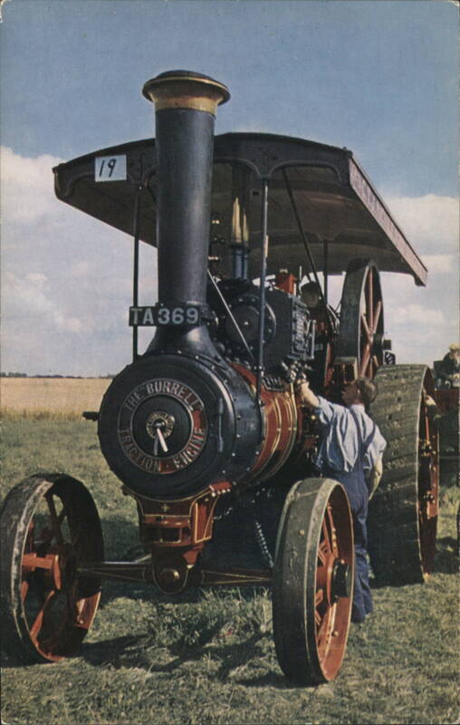 Burrell 'Red Gauntlet' Steam Traction Engine Farming