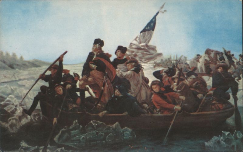Washington Crossing the Delaware River Revolutionary War