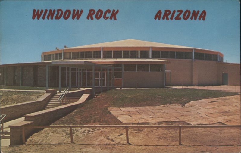 Indian Civic Center, Navajo Hogan Design, Window Rock Arizona