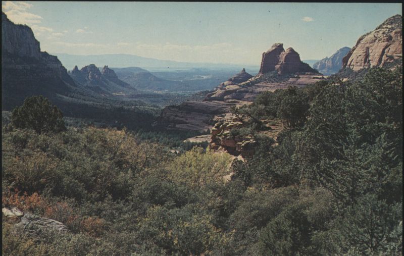 View from Schnebly Hill, Oak Creek Canyon, AZ Sedona Arizona