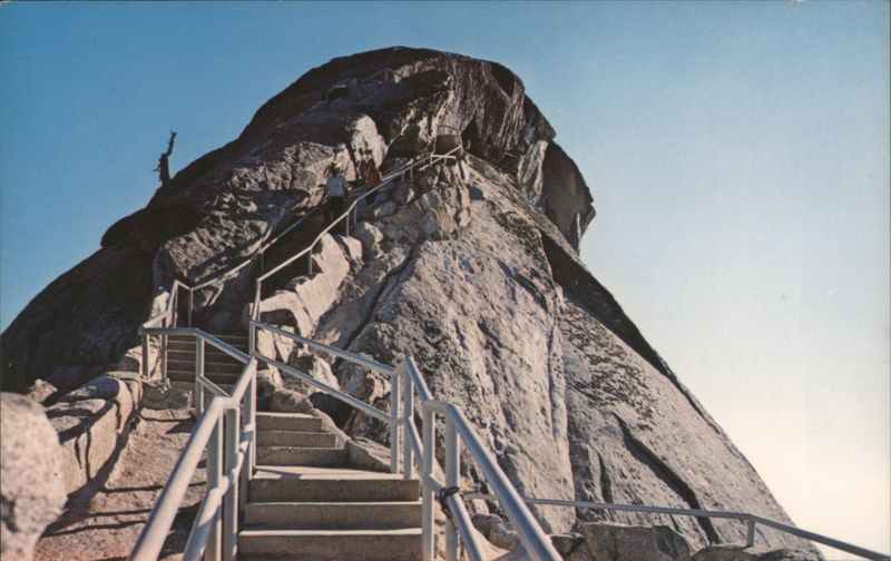 Moro Rock Stone Stairway, Sequoia National Park, CA California