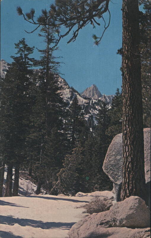 Mount Whitney, Snowy Mountain Landscape California