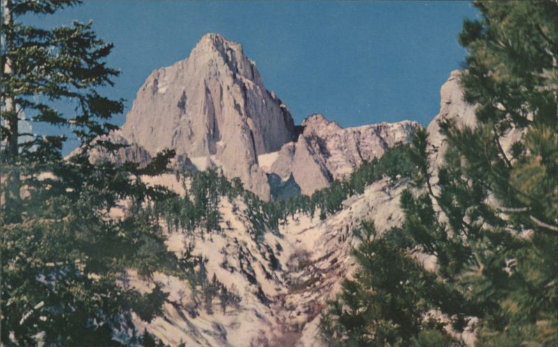 Mt. Whitney, Highest Mountain in California Art Outwater