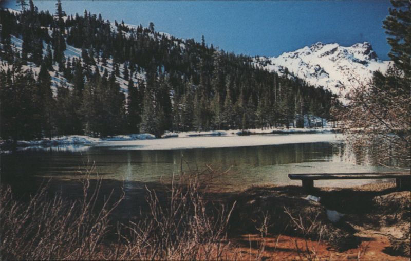 Spring Thaw on Sand Pond, Sierra Buttes California