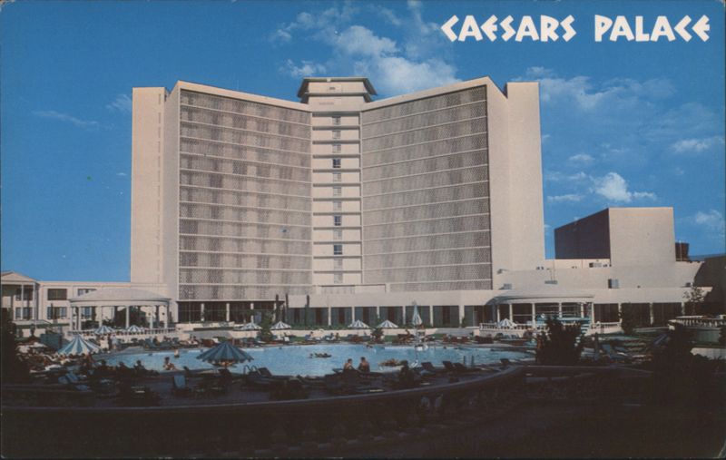 Caesars Palace Hotel and Pool, Las Vegas Nevada Louis Roberts