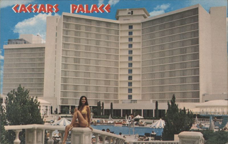 Caesars Palace Hotel & Olympic Pool, Las Vegas Nevada