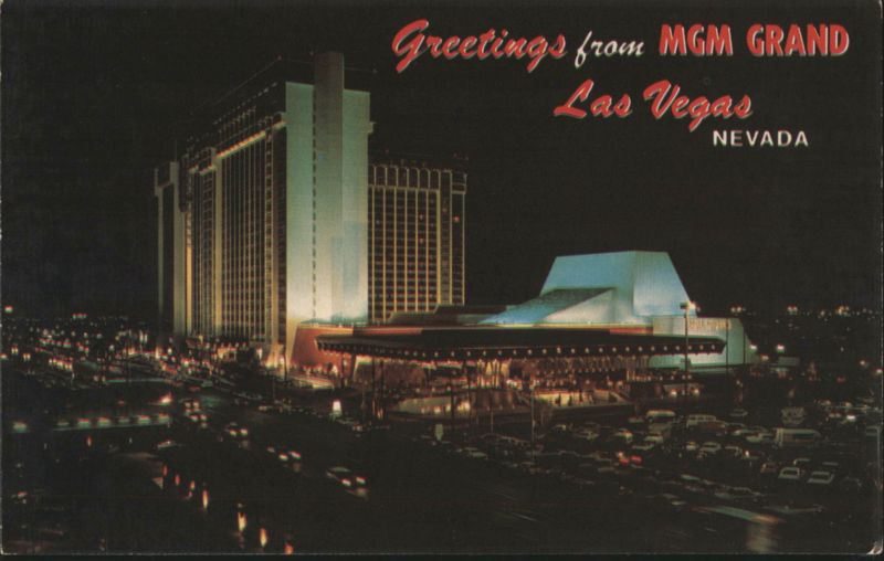 MGM Grand Hotel, Las Vegas, Nevada at Night Allen Photo Inc.