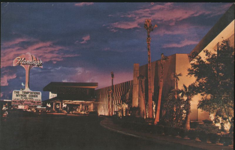 The Flamingo Hotel at Night, Las Vegas Nevada Ed Allen & Assoc.