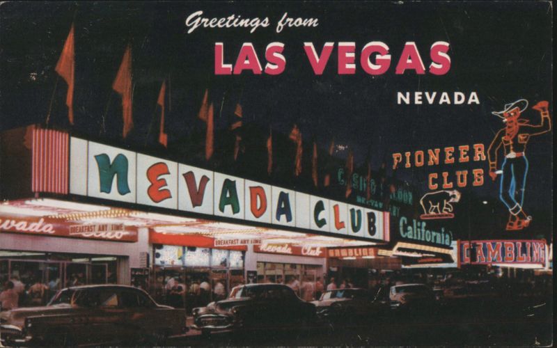 Nevada Club & Pioneer Club, Fremont Street, Las Vegas