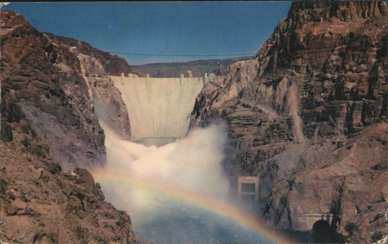 Hoover Dam and Rainbow Boulder City Nevada Belknap