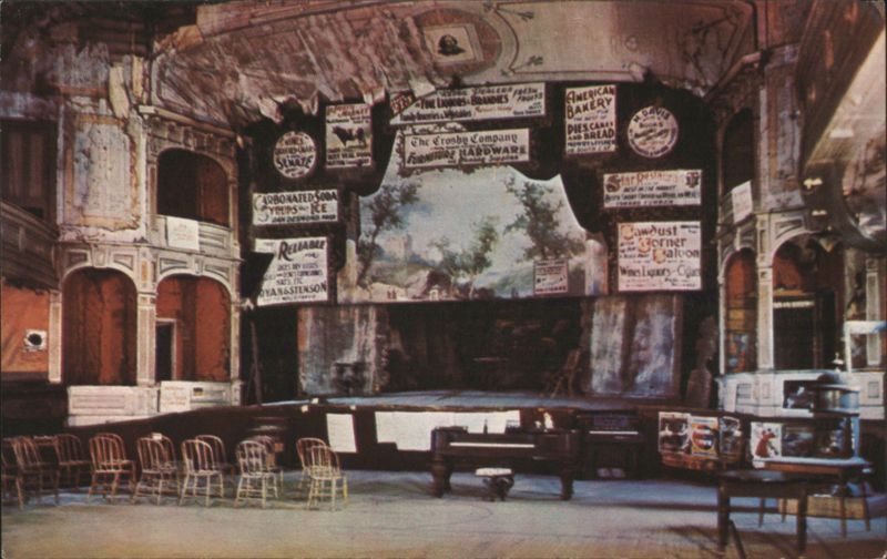 Piper's Opera House Interior, Virginia City, NV Nevada