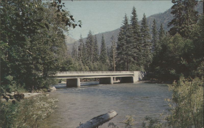 Bridge near Cedar Grove, Kings Canyon National Park California