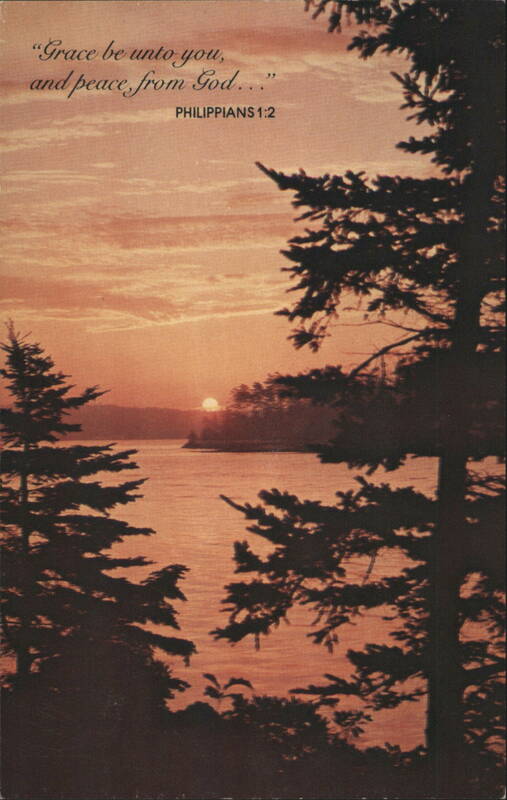 Sunset with Philippians 1:2 Grace be unto you...
