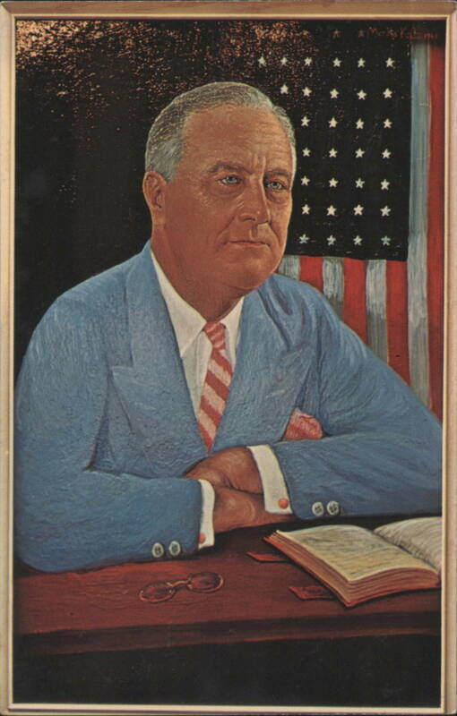 Franklin Delano Roosevelt, 32nd U.S. President Portrait
