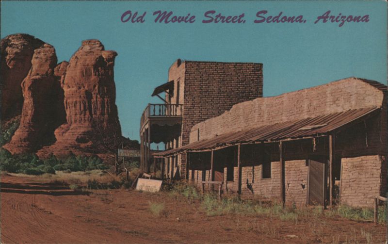 Old Movie Street, Coffee Pot Rock, Sedona Arizona
