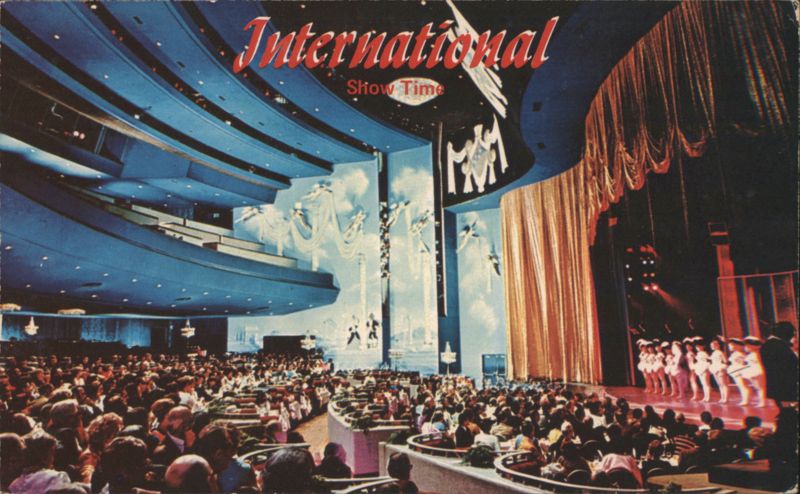 International Hotel Showroom, Las Vegas Nevada Bob Patrick