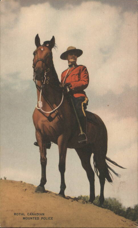 Royal Canadian Mounted Police Officer on Horseback