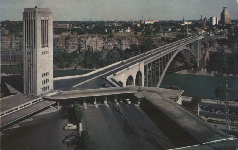 Singing Tower and Rainbow Bridge, Niagara Falls ON Canada