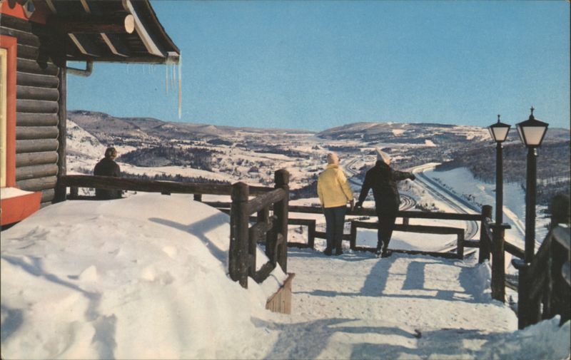 Winter Viewpoint, Les Laurentides, Quebec Saint-Sauveur-des-Monts QC Canada