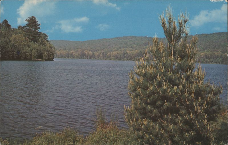 Sherwood Lake, Near Neola, WV West Virginia C. H. Ruth