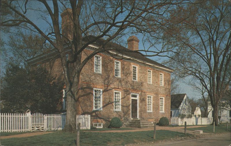 The George Wythe House, Williamsburg, Virginia Walter H. Miller