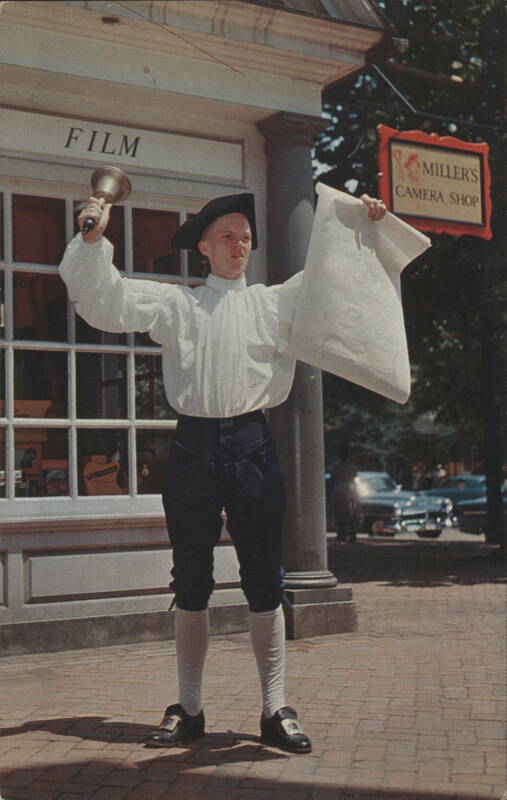 Town Crier in Colonial Williamsburg, VA Virginia Walter H. Miller