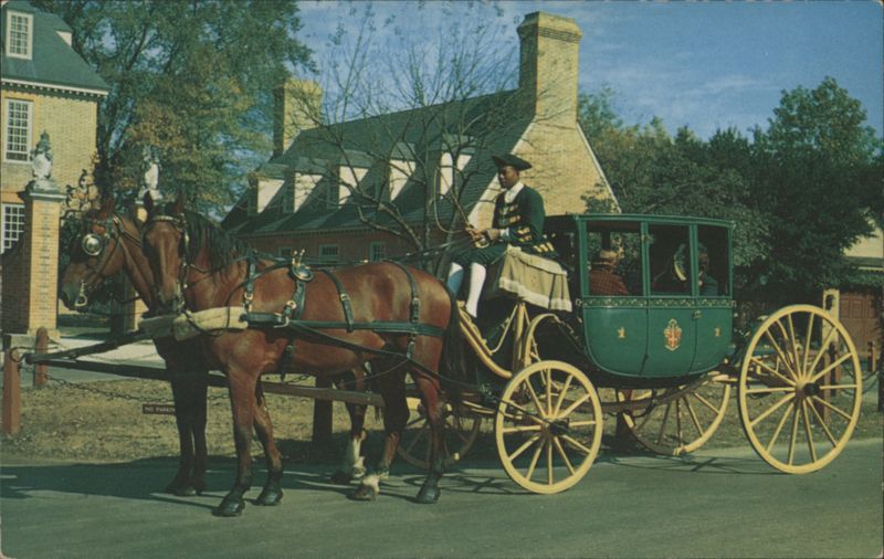 Randolph Coach, Williamsburg, Virginia Walter H. Miller
