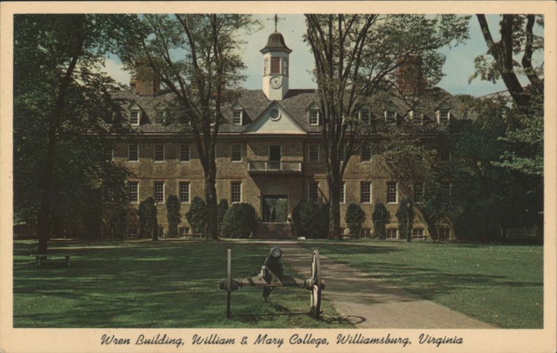 Wren Building, William & Mary College, Williamsburg Virginia