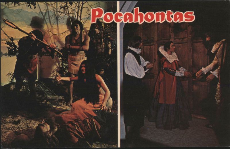 Pocahontas Scenes, Williamsburg National Wax Museum Virginia