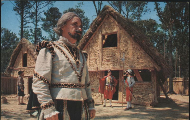 Reconstructed James Fort, Jamestown Festival Park, VA Virginia