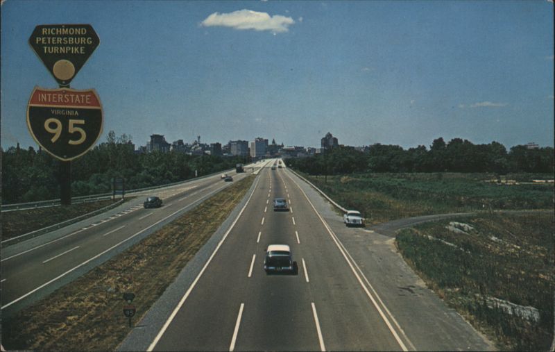 Interstate 95, Richmond-Petersburg Turnpike, VA Virginia