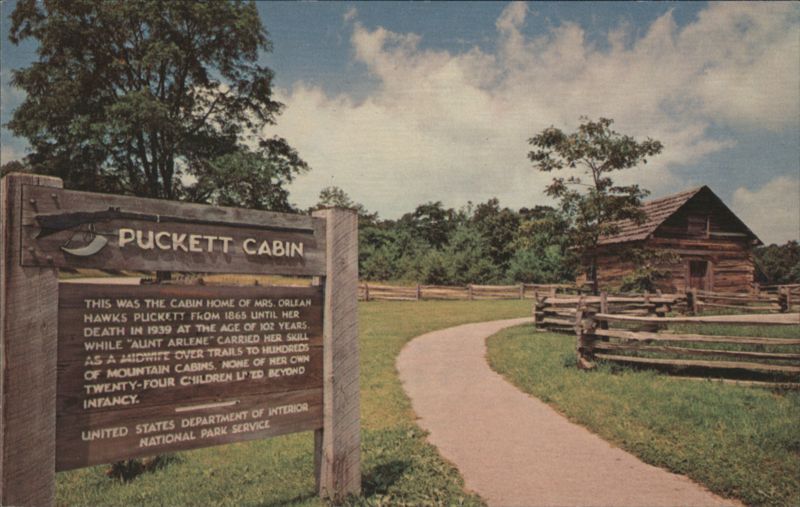 Puckett Cabin, Home of Orlean Hawks Puckett Virginia