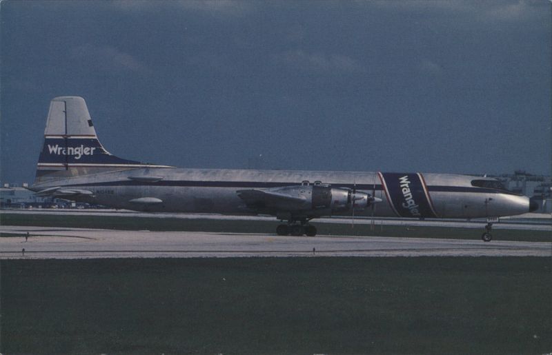 Wrangler Aviation Canadair CL-44D4-2 N104BB at Miami Florida