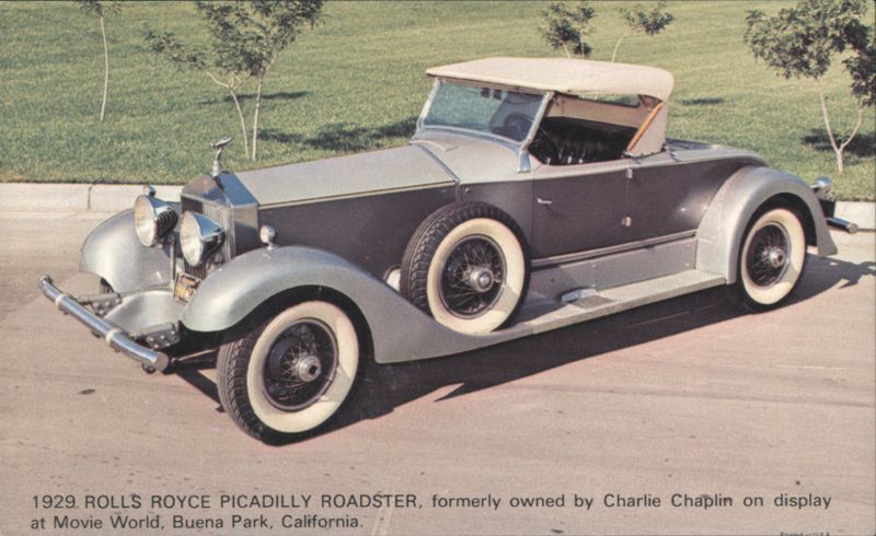 1929 Rolls Royce Picadilly Roadster, Charlie Chaplin Buena Park California