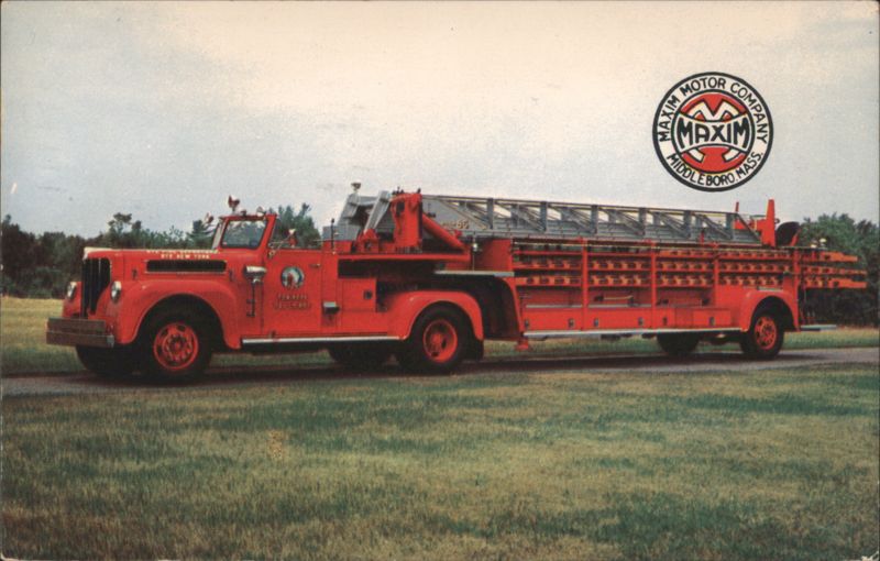 Maxim 85ft Tractor Trailer Aerial Ladder Truck Trucks