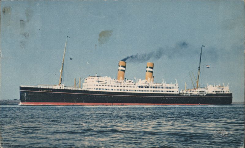 SS Veendam, Holland-America Line Ocean Liner Steamers