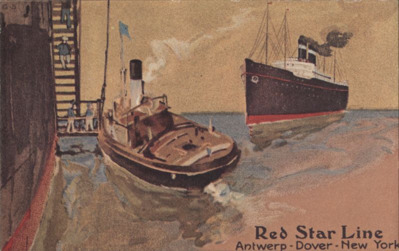 Red Star Line Tender and Steamship Advertising Reproductions