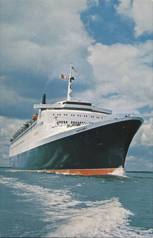 Cunard Line's Queen Elizabeth 2 Cruise Ship Great Britain