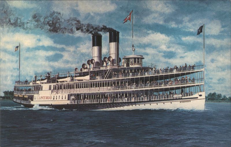 Excursion Steamer TASHMOO Vincent Kaiser Steamers