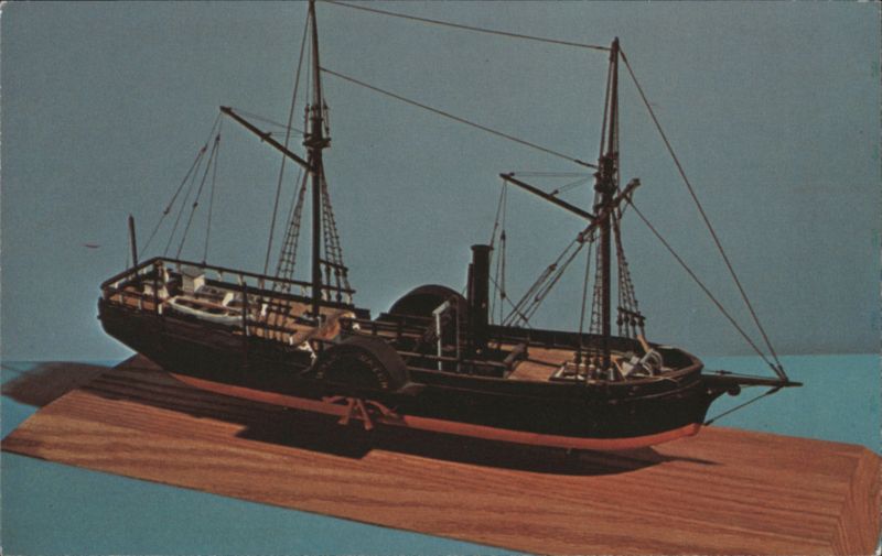 Model of Steamboat WALK-IN-THE-WATER Detroit Harry Wolf