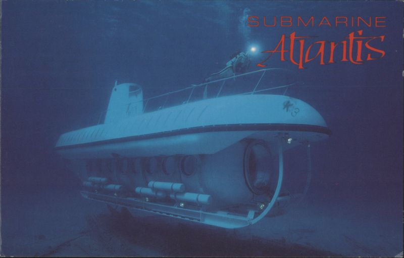 Atlantis Submarine K3 Underwater with Diver George Town Cayman Islands