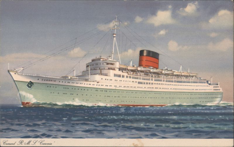 Cunard R.M.S. Caronia Cruise Ship Cruise Ships