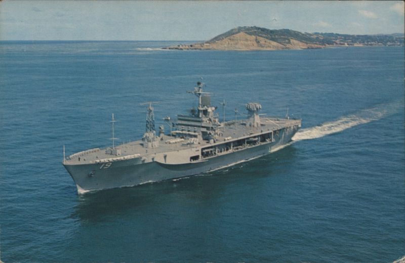 U.S.S. Blue Ridge (LCC-19) at Sea Navy