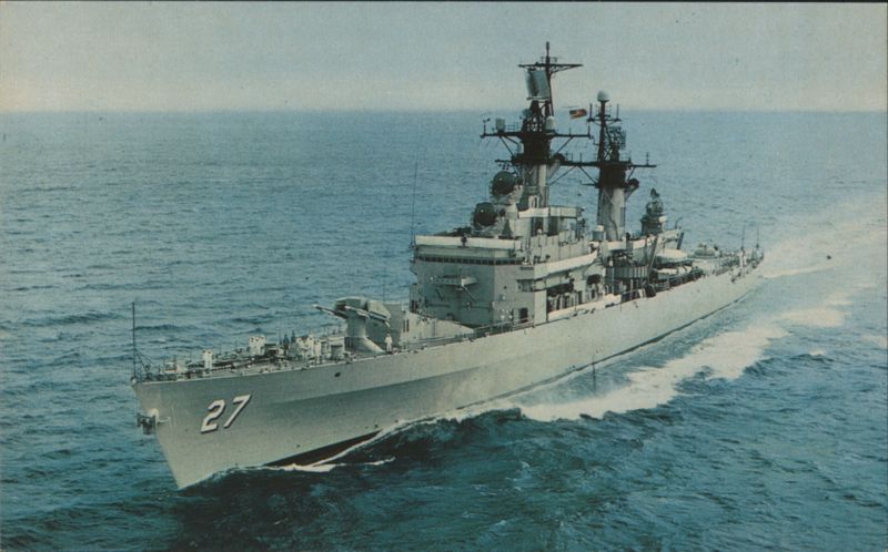 U.S.S. Josephus Daniels (DLG-27) Guided Missile Frigate